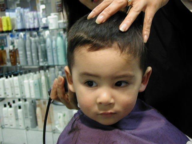 Image of first haircut